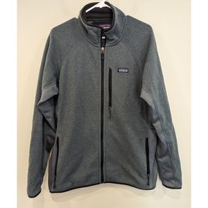 Patagonia Gray Full-Zip fleece